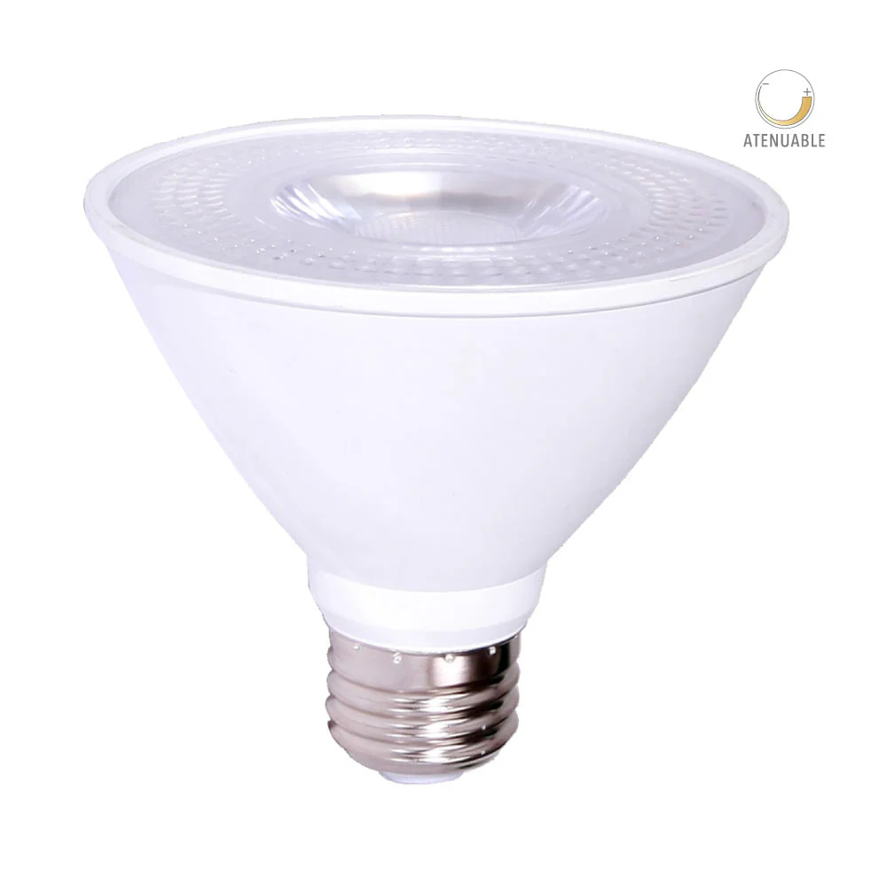 Foco LED PAR30, 10 W, Luz Suave Cálida, Base E27, Atenuable