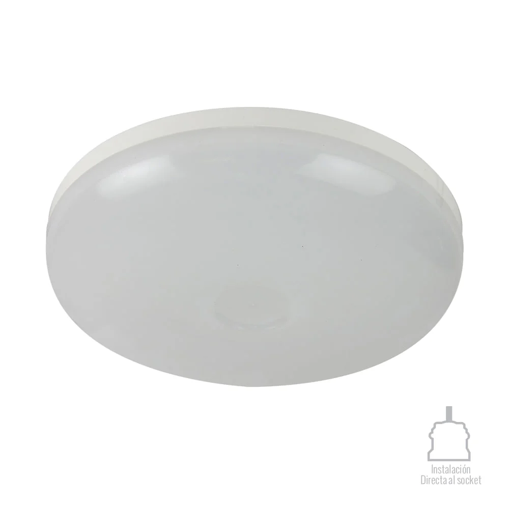 Foco LED circular, 18 W, Luz de Día, Base E27