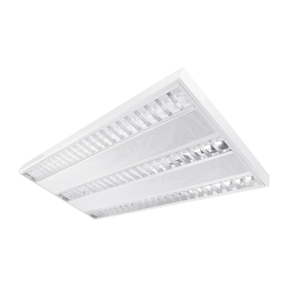 Lámpara Gabinete LED 2×4, 48 W, Luz de Día, 3 Bases G5, No atenuable, Focos T5 incluidos