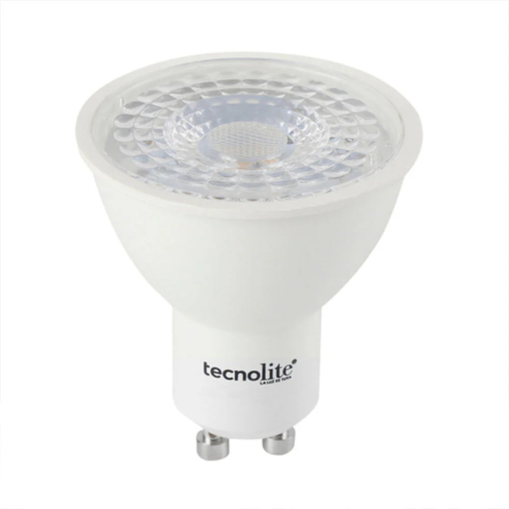 Foco LED GU10 Inteligente Wi-Fi, 5 W, Luz Blanca Dinámica, Base GU10, Atenuable, Compatible con App móvil y Asistentes de voz