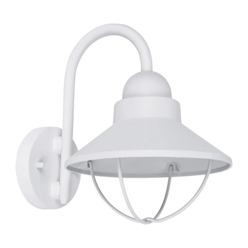 Lámpara de Pared Arbotante Tipo Farol Exterior, Ideal Zona Costera, Potencia Máx. 60 W, Base E27, IP44, No incluye foco