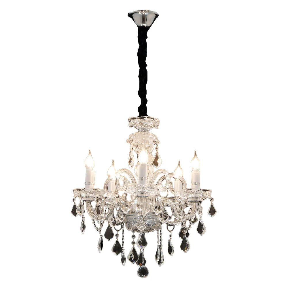 Candil MARKAB II Lámpara Colgante de Cristal Transparente 005