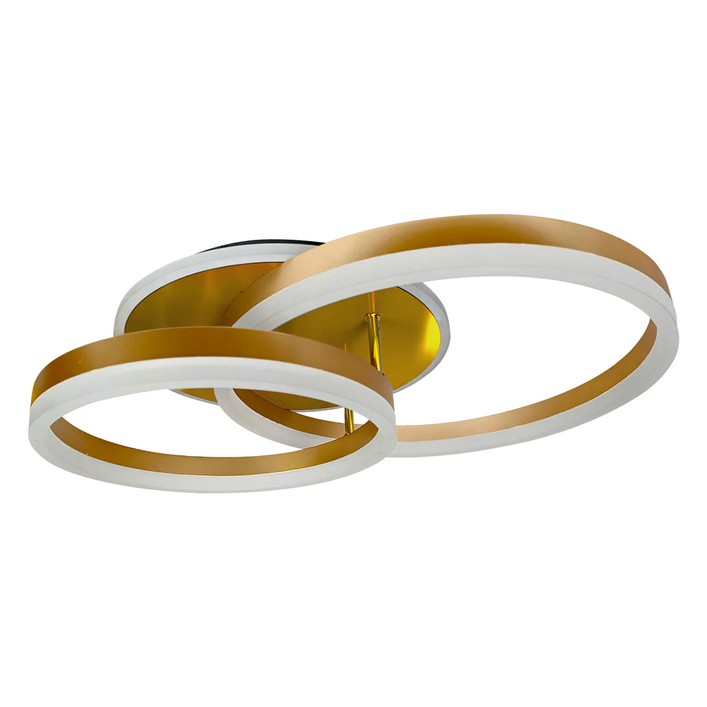Lámpara Semiplafón ORION 021 DORADO