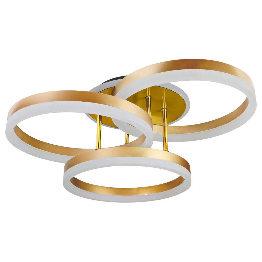 Lámpara Semiplafón ORION 030 DORADO