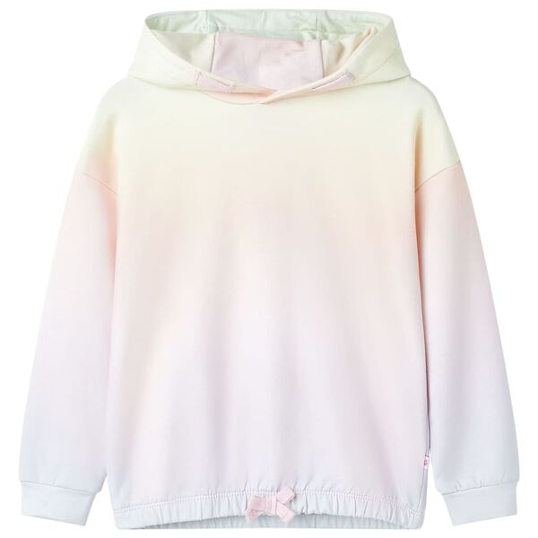 Sudadera infantil con capucha blanco estrellado 104 104 (3-4 años)