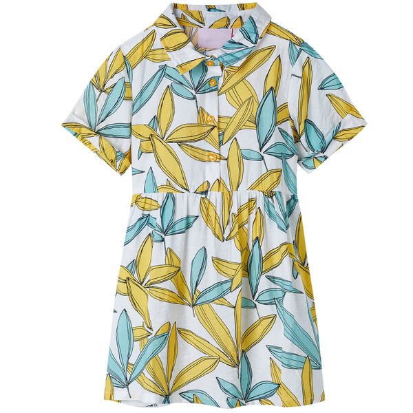 Vestido infantil color crudo 128 128 (7-8 años)