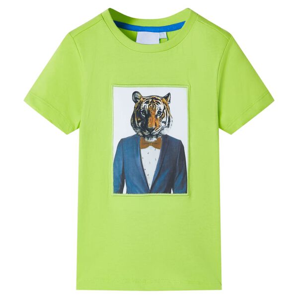 Camiseta de manga corta infantil color lima 116 Lima 116 (5-6 años)