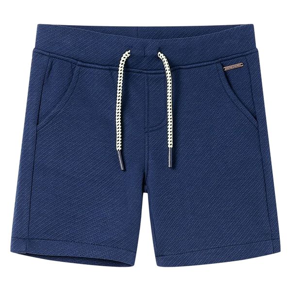Pantalones cortos infantiles con cordón azul oscuro 116 116 (5-6 años)