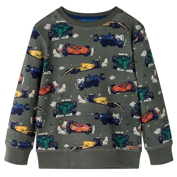 Sudadera infantil caqui 116 116 (5-6 años)