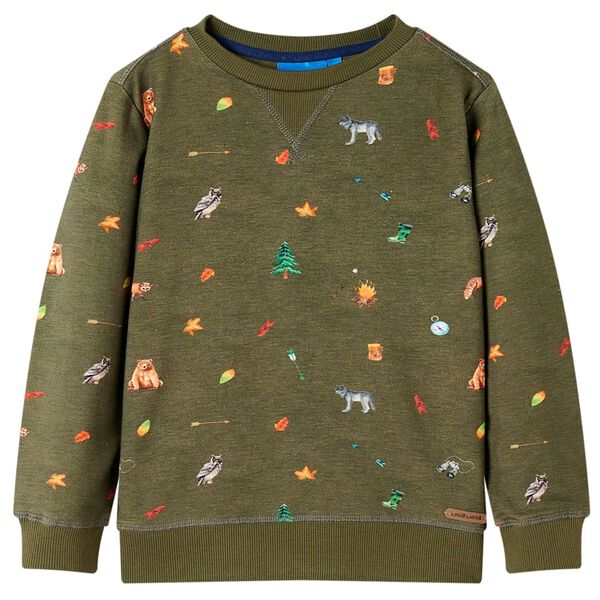 Sudadera infantil caqui 92 13129