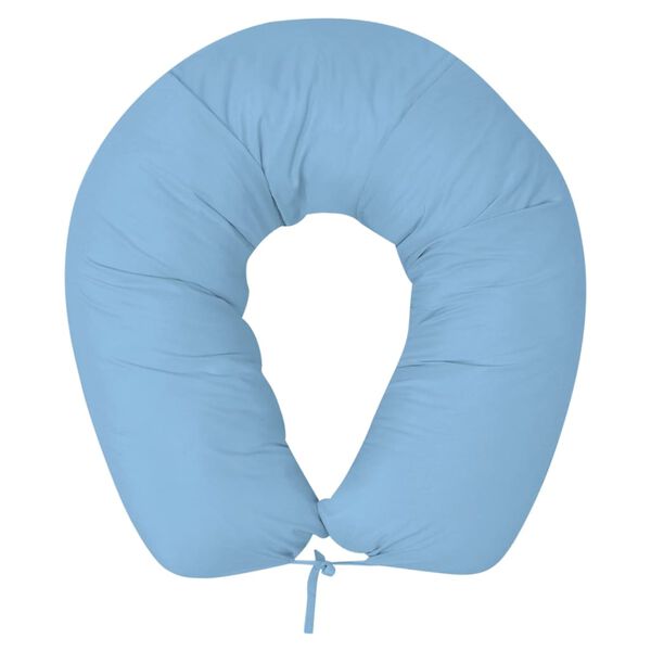 VidaXL Almohada de embarazo 40×170 cm azul claro Azul 40 x 170 cm