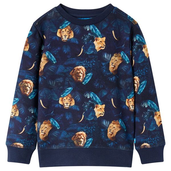 Sudadera infantil azul marino 140 13318