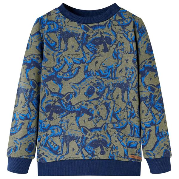 Sudadera infantil caqui 104 13330