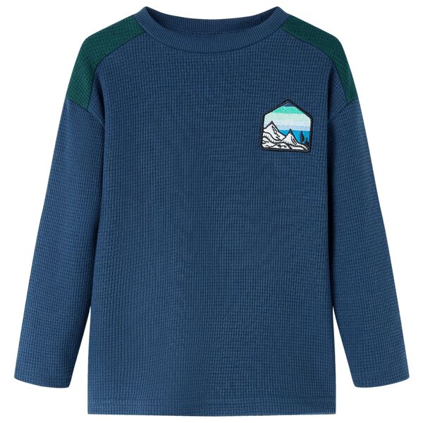 Sudadera infantil azul marino 140 13473