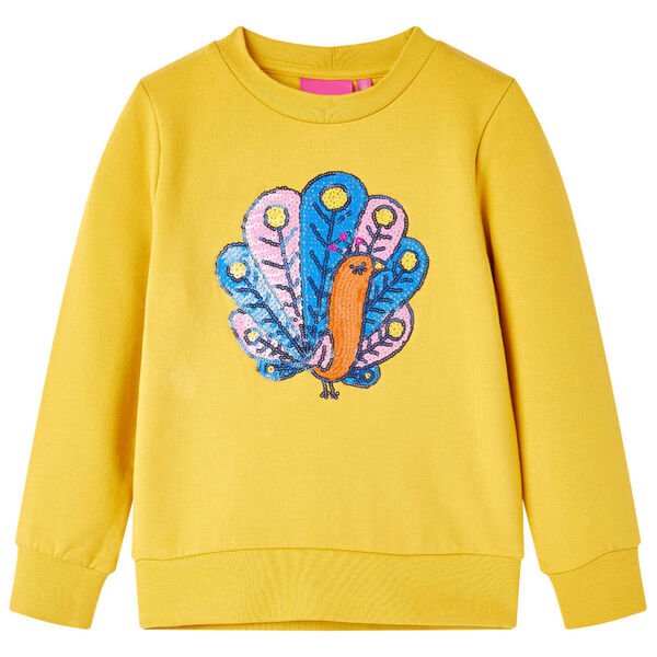 Sudadera infantil ocre oscuro 116 Ocre 116 (5-6 años)