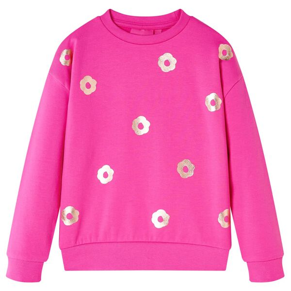 Sudadera infantil rosa oscuro 116 Rosa 116 (5-6 años)