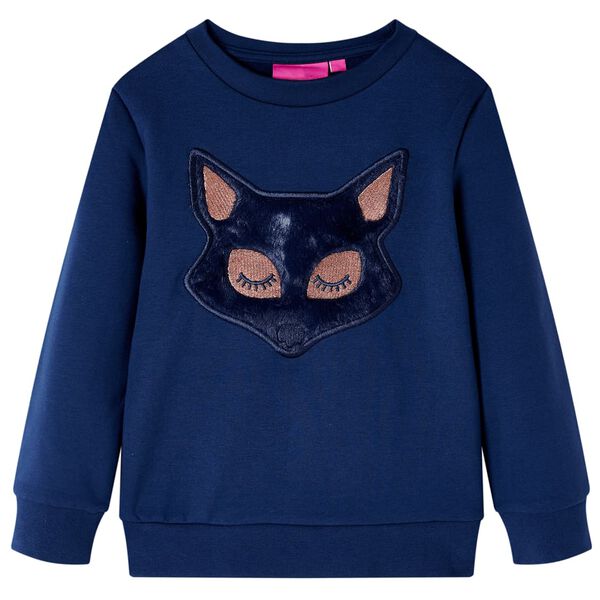 Sudadera infantil azul marino 140 13823
