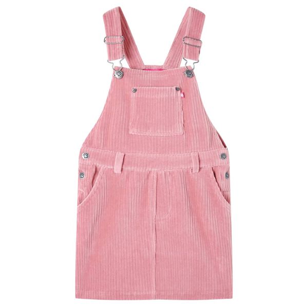Vestido infantil pana rosa claro 116 Rosa 116 (5-6 años)