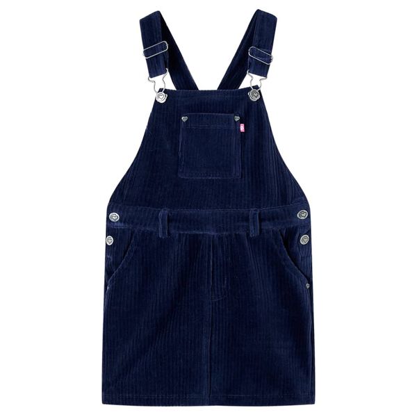 Vestido infantil pana azul marino 116 Azul marino 116 (5-6 años)