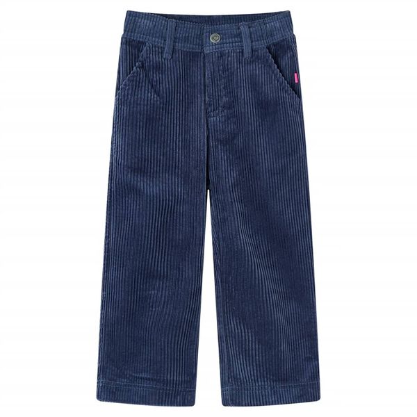 Pantalón infantil pana azul marino 116 116 (5-6 años)