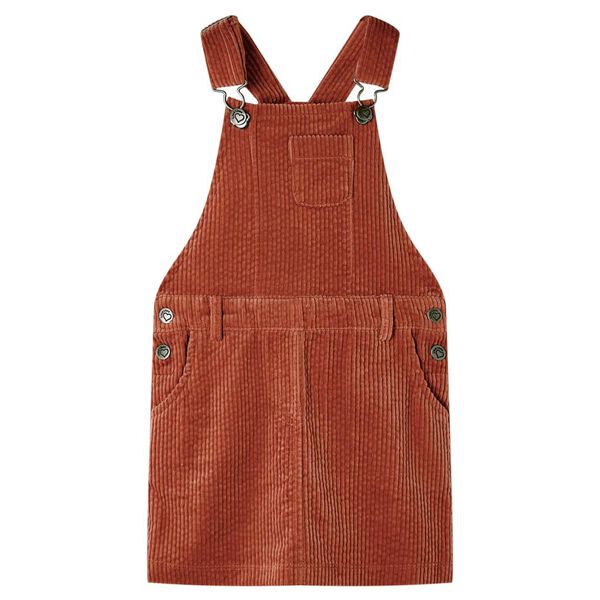 Vestido infantil pana color coñac 104 Coñac 104 (3-4 años)
