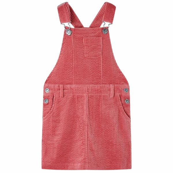 Vestido infantil pana rosa 92 Rosa 92 (1,5 – 2 años)