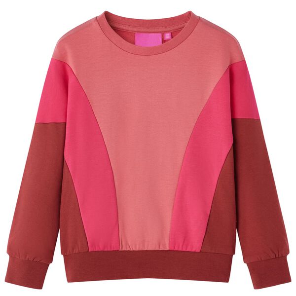 Sudadera infantil colores rosa y henna 116 116 (5-6 años)