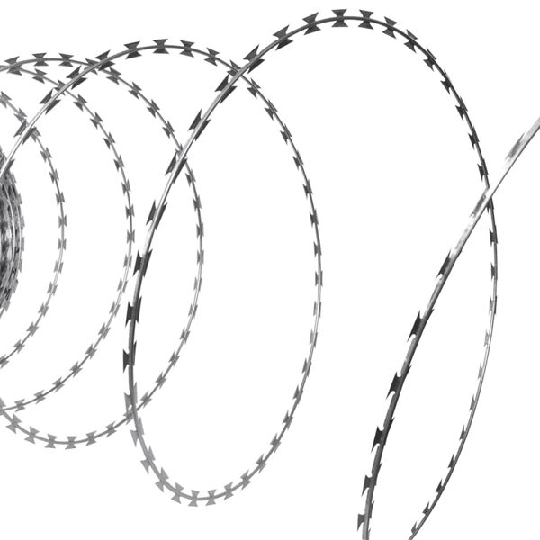 Alambre de espino concertina helicoidal acero galvanizado 100 m 100 m