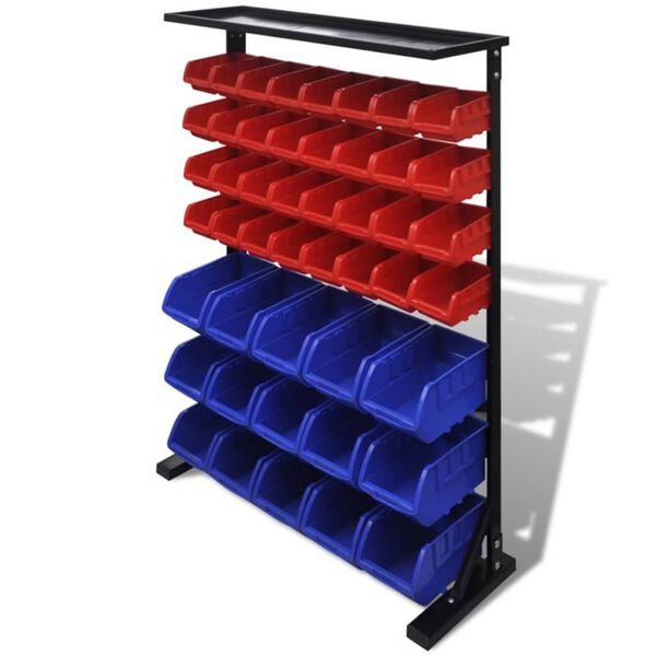 Organizador de herramientas para taller Azul/ Rojo