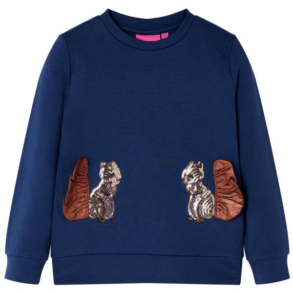 Sudadera infantil azul marino 128 14162