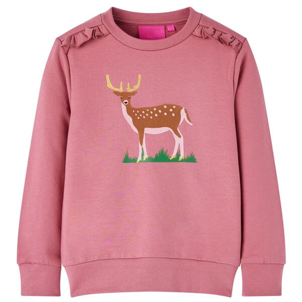 Sudadera infantil color frambuesa 104 14200