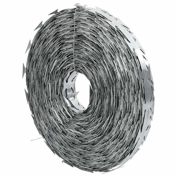 Alambre de púas concertina acero galvanizado 500 m 500 m