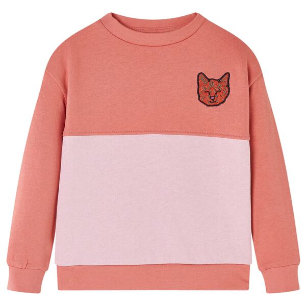 Sudadera infantil bloque de colores rosa 104 104 (3-4 años)