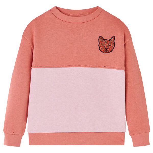 Sudadera infantil bloque de colores rosa 128 128 (7-8 años)
