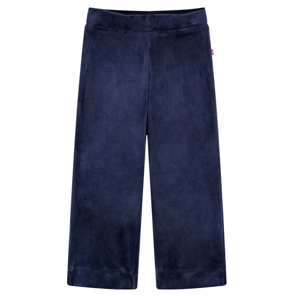 Pantalón infantil terciopelo azul oscuro 116 116 (5-6 años)