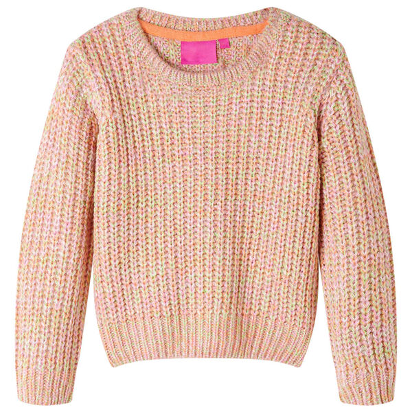 Jersey de punto infantil rosa suave 104 104 (3-4 años)