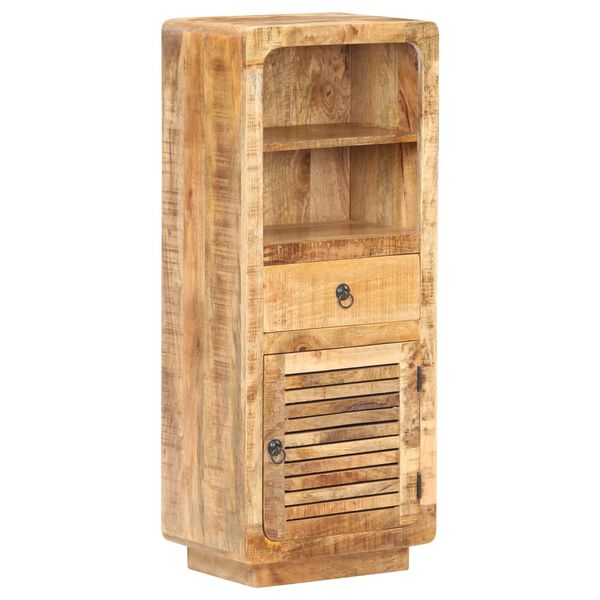 Aparador de madera de mango rugosa 45x32x110 cm Madera de mango rugosa