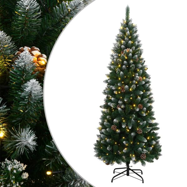 Árbol de Navidad artificial con 300 LEDs 210 cm Con LEDs 210 cm