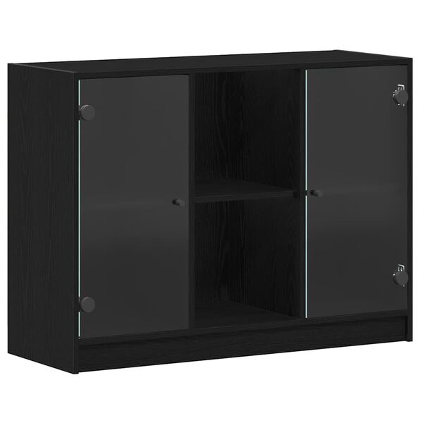Aparador Roble Negro 100 x 37 x 75.5 cm Roble negro 102 cm