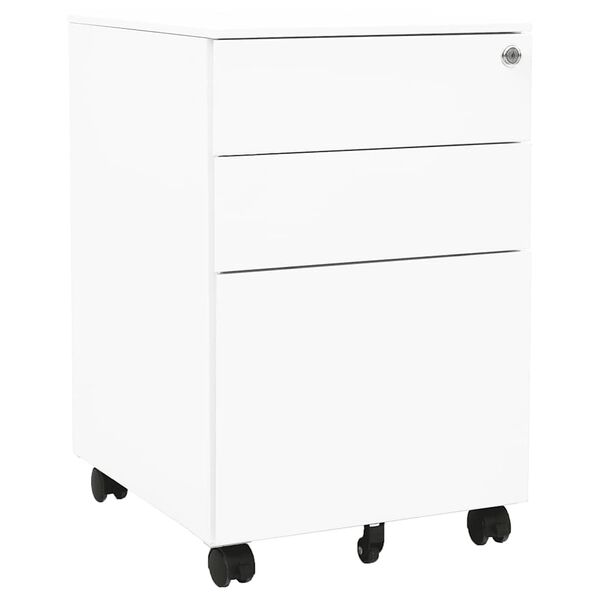 Armario archivador acero blanco 39x45x60 cm Blanco