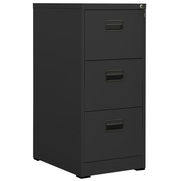 Armario archivador de acero antracita 46x62x1025 cm Antracita 46 x 62 x 102.5 cm