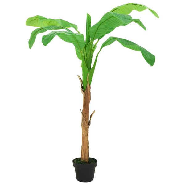 Árbol bananero artificial con macetero 180 cm verde 180 cm