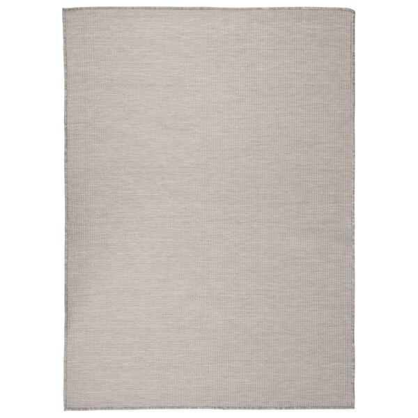 Alfombra de exterior de tejido plano gris claro 200×280 cm Gris claro 200 x 280 cm
