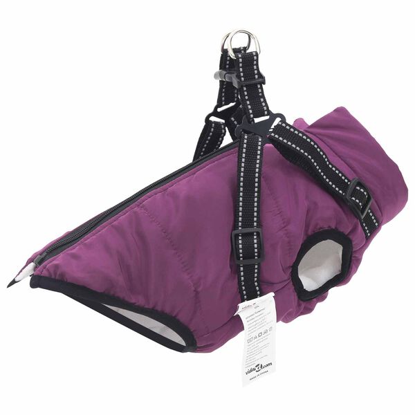 Abrigo para Perros Morado L36 Vellón y poliéster Morado