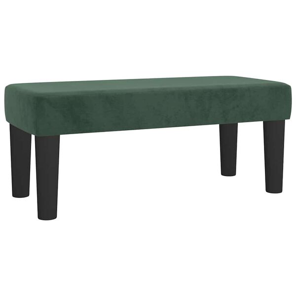 | Banco | Verde oscuro 70 x 30 x 30 cm Terciopelo Verde oscuro 70 x 30 x 30 cm