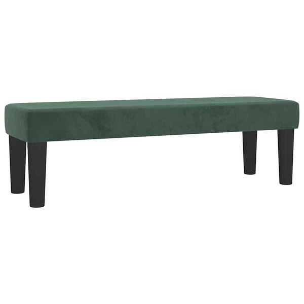 | Banco | Verde oscuro 100 x 30 x 30 cm Terciopelo Verde oscuro 100 x 30 x 30 cm