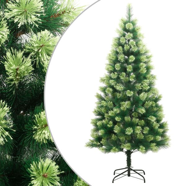 Árbol de Navidad artificial con bisagras y soporte 150 cm 150 cm Básico