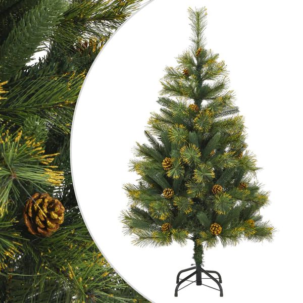 Árbol de Navidad artificial con piñas 150 cm Básico 150 cm