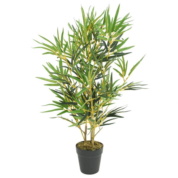 Árbol de bambú artificial con 368 hojas verde 80 cm Ø 14 x 80 cm