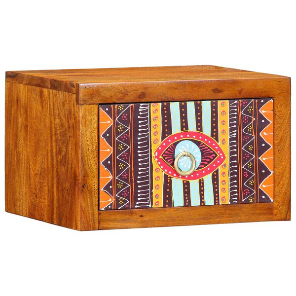 Armario de Noche con cajón Marrón 35 x 30 x 22 cm